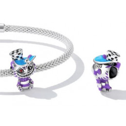 Charm bijou bracelet Collection alice chat du cheshire