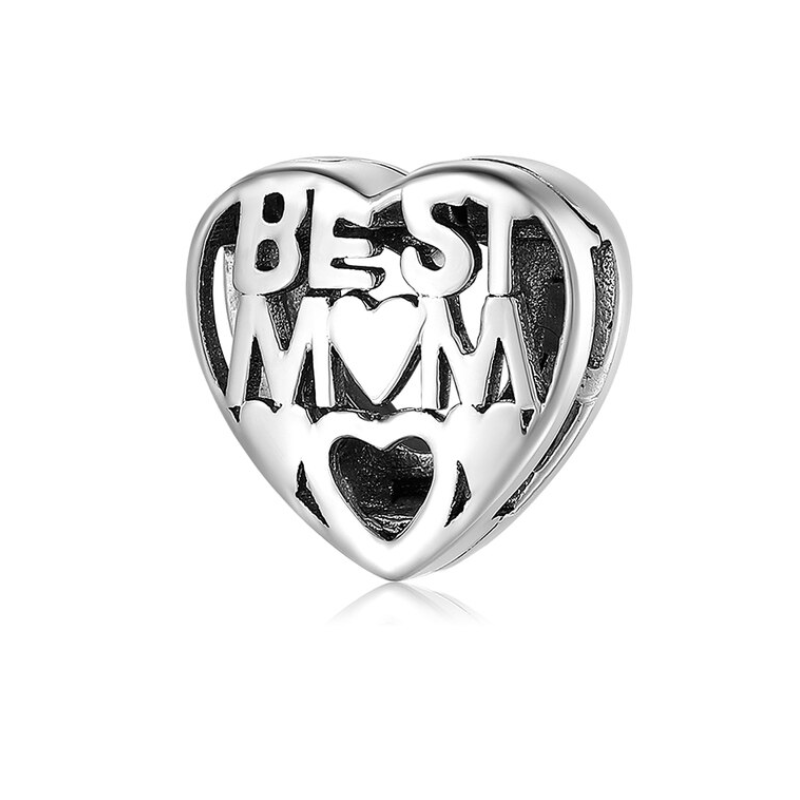 Charm bracelet best mom meilleure maman compatible réflexion