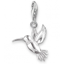Charm compatible bracelet thomas sabo oiseau colibri pendentif argent