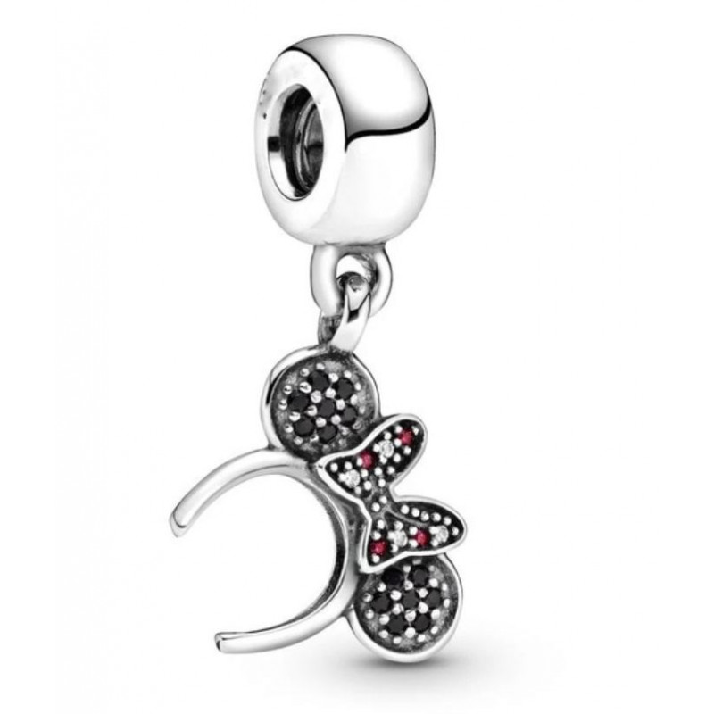 Charm bijoux compatible bracelet lilo et stitch coeur fleur argent
