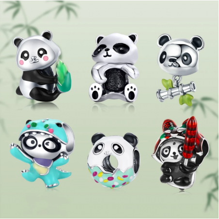 Charm pour bracelet collection panda