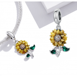 Charm pour bracelet collection fleur printemps