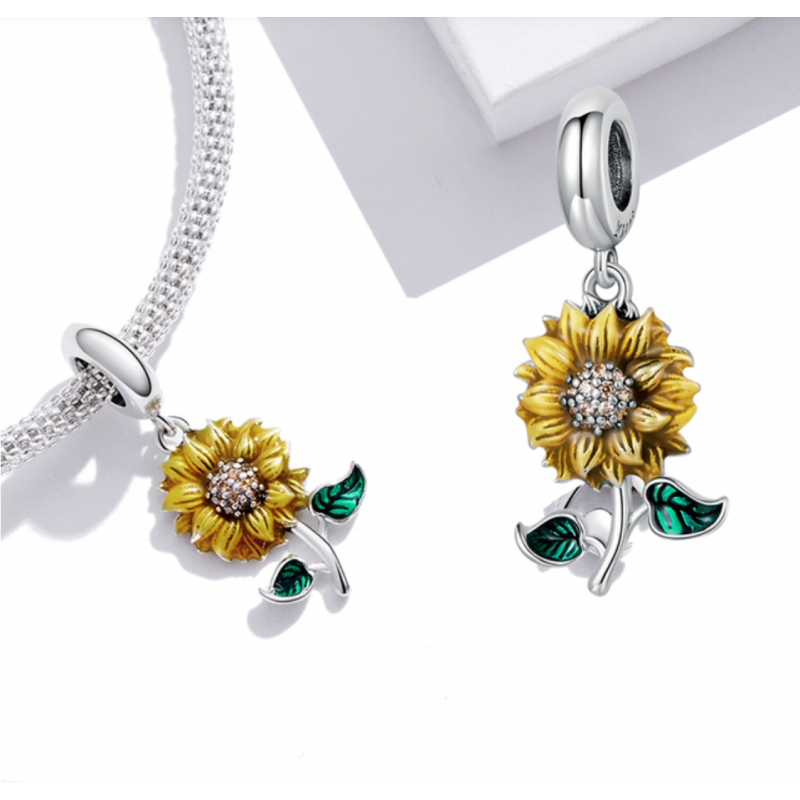 Charm pour bracelet collection fleur printemps