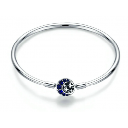 bracelet pour charm lune étoile rigide