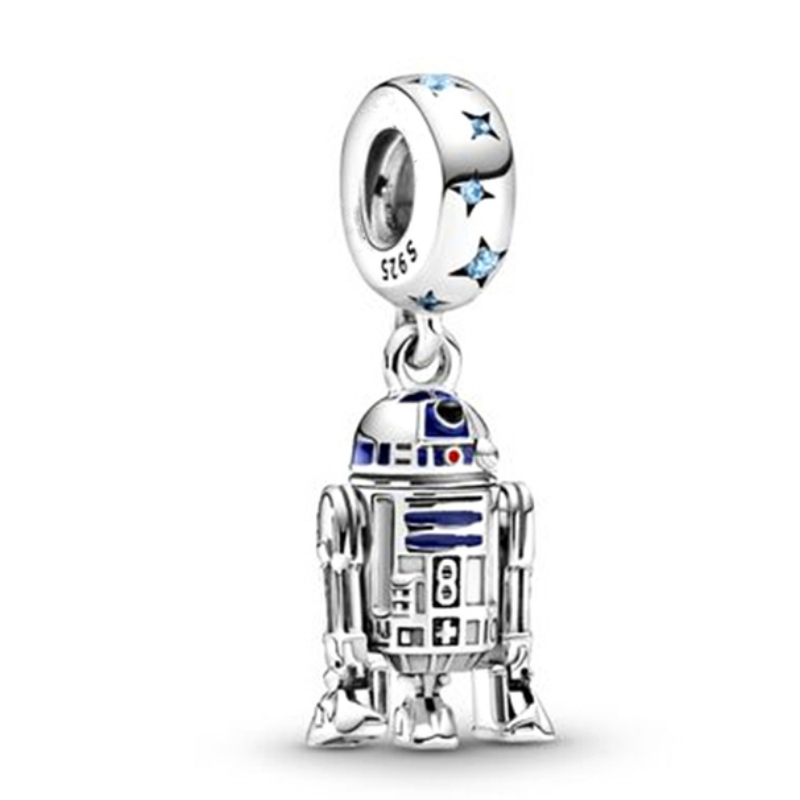 Charm bijoux compatible bracelet R2 D2 droide robot star wars