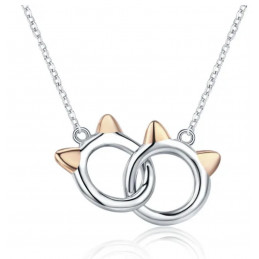 Collier argent or rose...