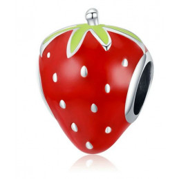Charm bijou pour bracelet fraise
