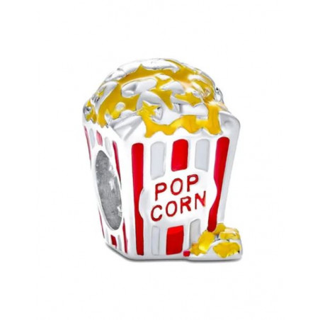 Charm bijou pour bracelet popcorn cinéma film