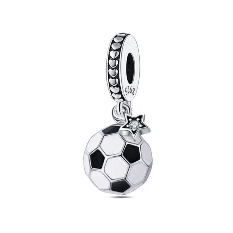 Charm pour bracelet ballon de foot Charm pour bracelet ballon de foot