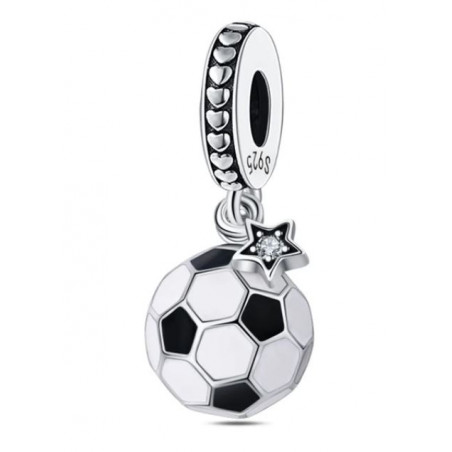 Charm pour bracelet ballon de foot