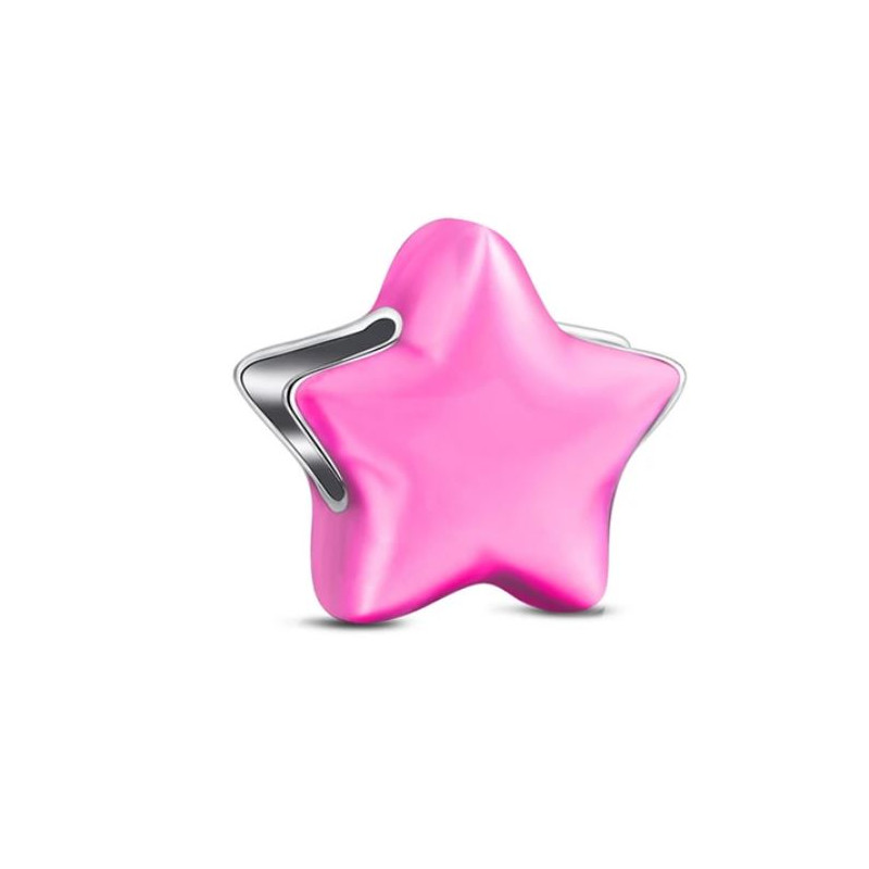 Charm pour bracelet séparateur étoile de couleur