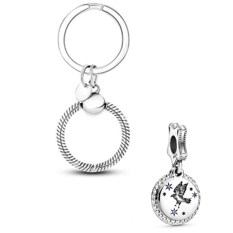 Porte clé avec bijou charm Serdaigle Porte clé avec bijou charm Serdaigle