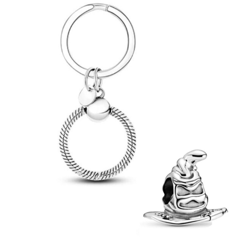 Porte clé avec bijou charm choixpeau Porte clé avec bijou charm choixpeau