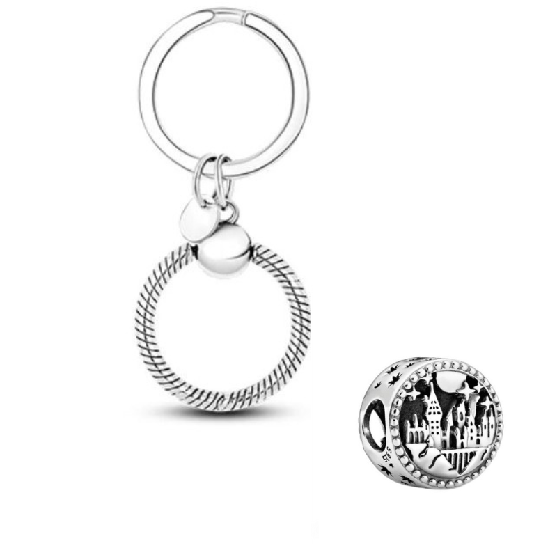 Porte clé avec bijou charm Poudlard Porte clé avec bijou charm Poudlard