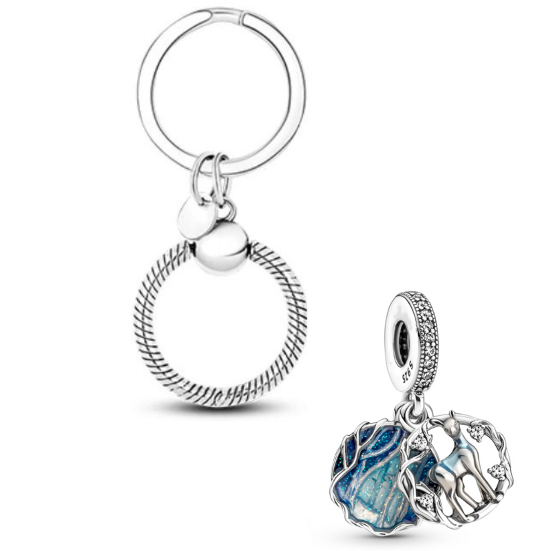 Porte clé avec bijou charm Patronus Porte clé avec bijou charm Patronus