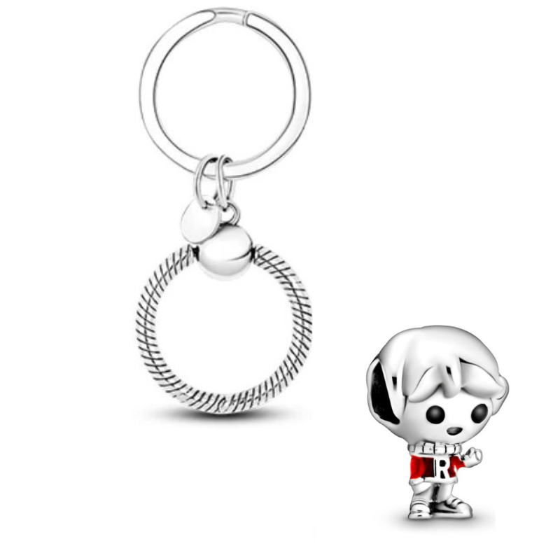 Porte clé avec bijou charm Ron Porte clé avec bijou charm Ron
