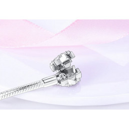 bracelet pour charm flocon de neige