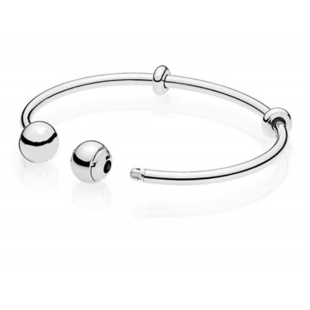 bracelet pour charm argent jonc et arrêt dévissable