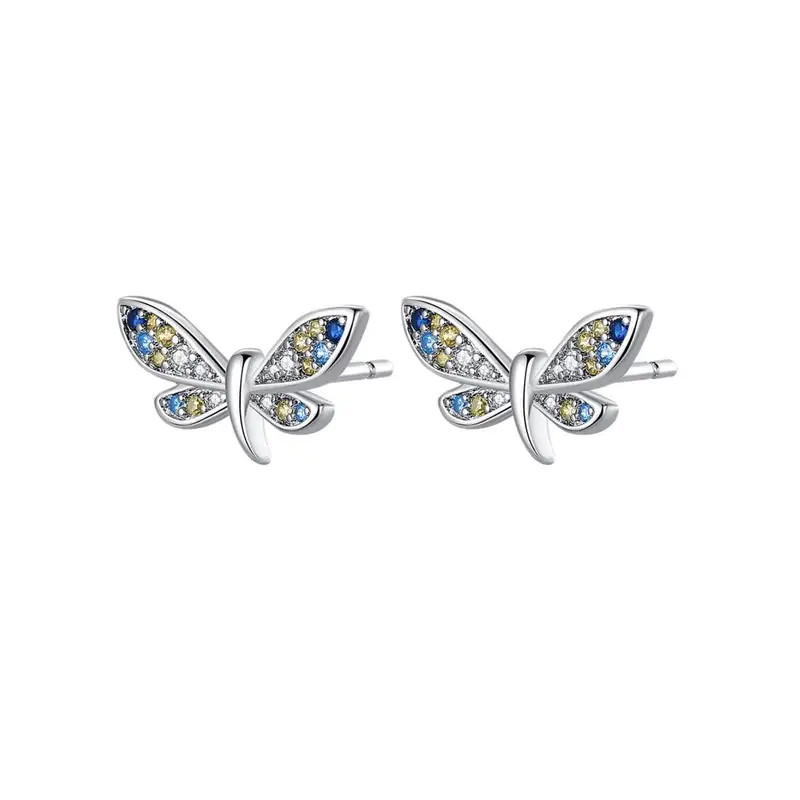 boucles d'oreilles papillon fin