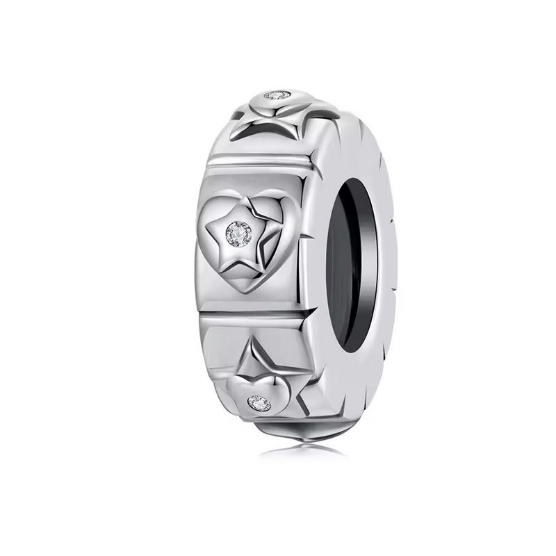 Charm pour bracelet séparateur étoile coeur Charm pour bracelet séparateur étoile coeur