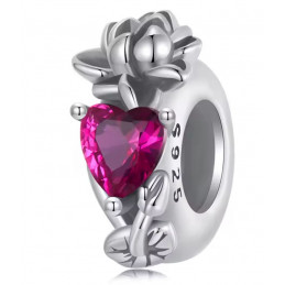Charm pour bracelet collection séparateur fleur pierre coloré