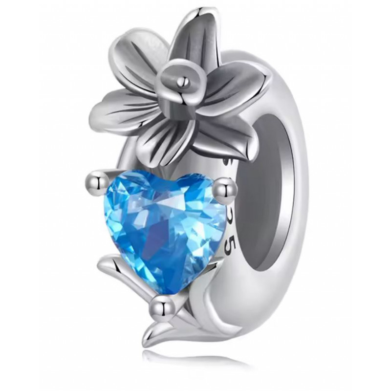 Charm pour bracelet collection séparateur fleur pierre coloré