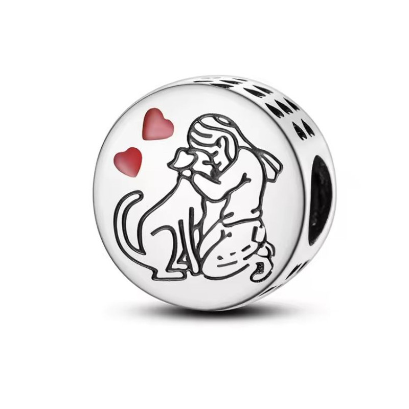 Charm pour bracelet j'aime mon chien Charm pour bracelet j'aime mon chien