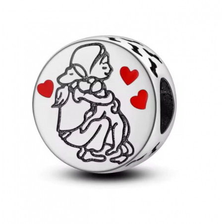 Charm pour bracelet j'aime mes chiens