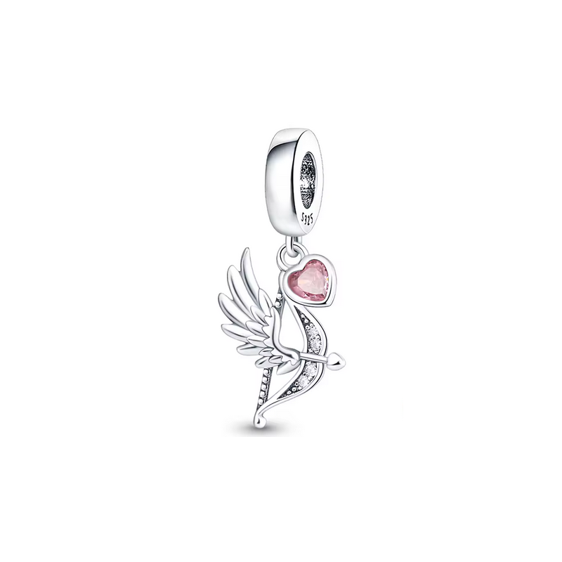 Charm pour bracelet arc aile de l'amour Charm pour bracelet arc aile de l'amour