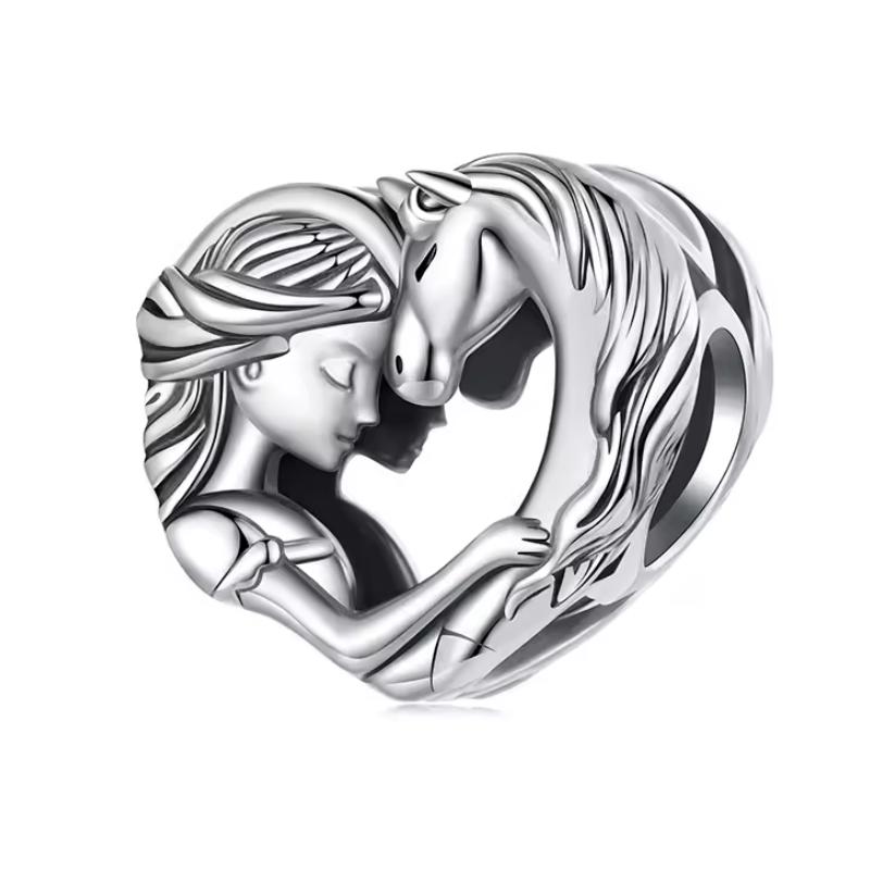 Charm pour bracelet cadeau j'aime mon cheval équitation Charm pour bracelet cadeau j'aime mon cheval équitation