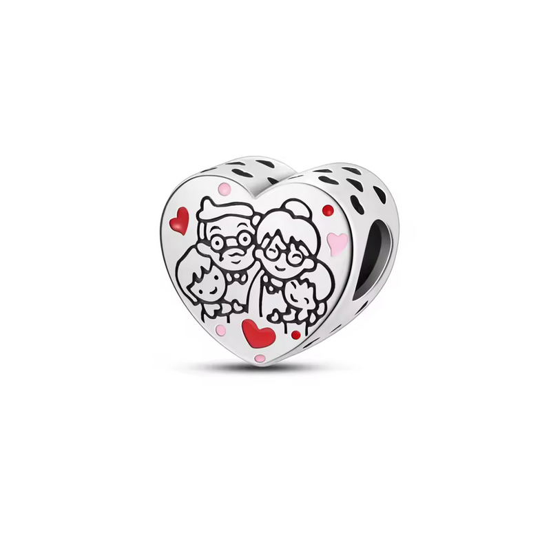 Charm pour bracelet cadeau papie mamie petits enfants