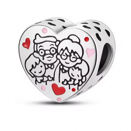 Charm pour bracelet cadeau papie mamie petits enfants