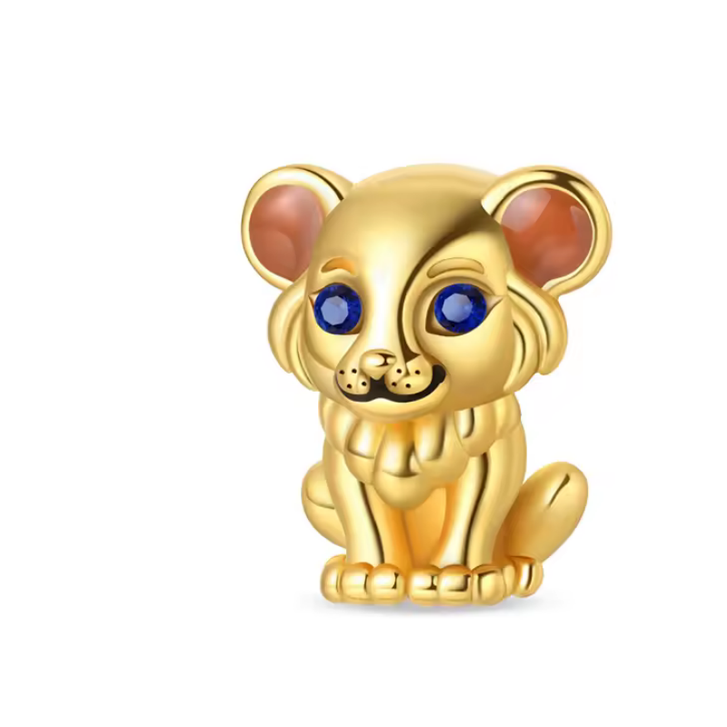 Charm bijou pour bracelet lion or Charm bijou pour bracelet lion or