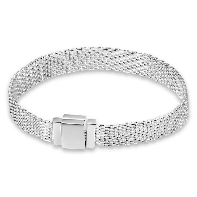 bracelet argent pour charm plat reflexions bracelet argent pour charm plat reflexions