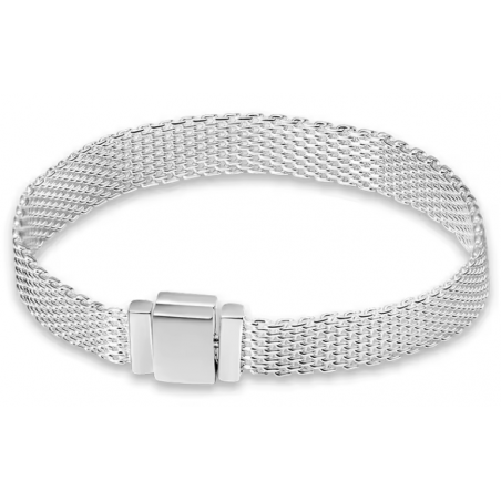 bracelet argent pour charm plat reflexions