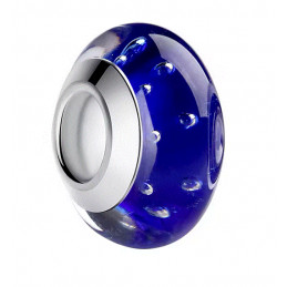 Charm pour bracelet murano espaceur séparateur fleurs