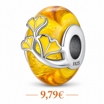 charm verre ginkgo