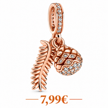 charm papillon or rose